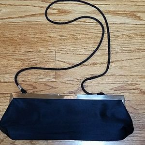 Black Fabric Dress Handbag